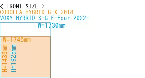 #COROLLA HYBRID G-X 2018- + VOXY HYBRID S-G E-Four 2022-
